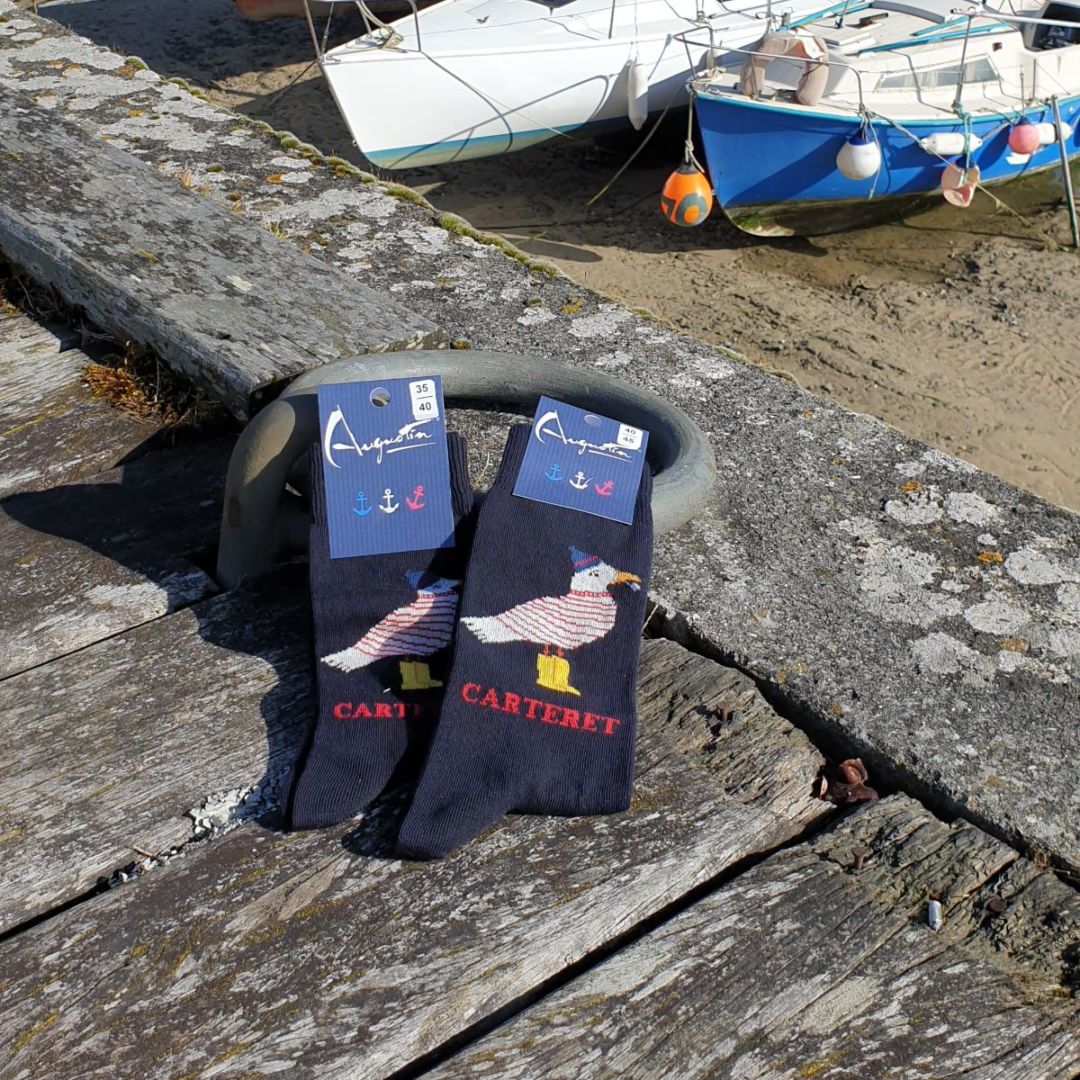 Chaussettes Homme Homard bleu marine