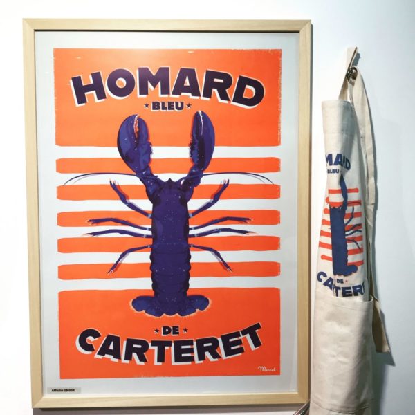 Affiche "Homard de Carteret" Grand Format