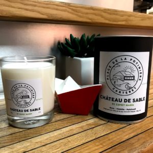Bougie "Château de sable"
