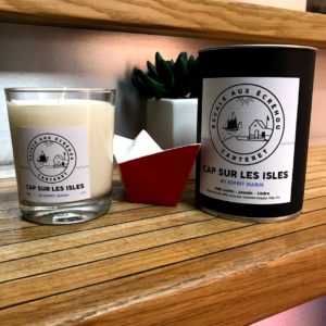 Bougie "Cap sur les Isles"