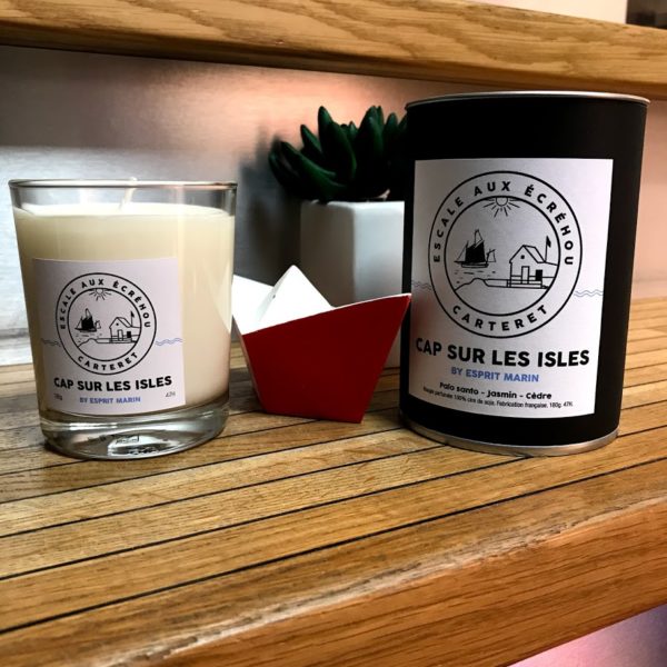 Bougie "Cap sur les Isles"