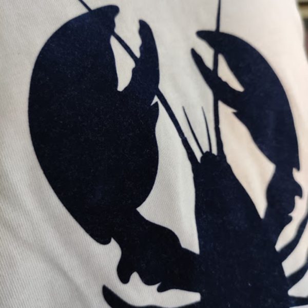 Tee shirt Homme "Homard de Carteret" / velours Marine – Image 3