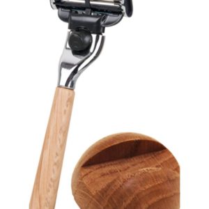 Base pour rasoir en bois fabriqué en France