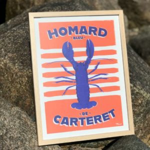 Affiche "Homard de Carteret" Petit Format