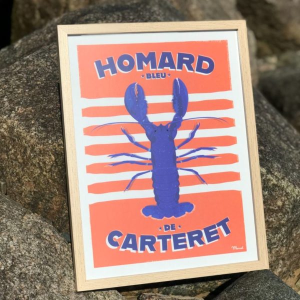 Affiche "Homard de Carteret" Petit Format